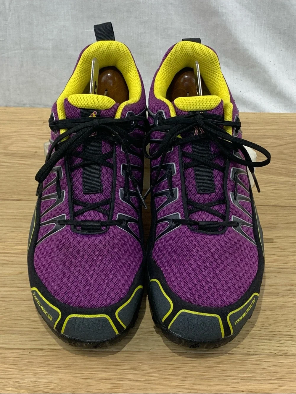 Inov-8 Trailroc 246 Womens Size 9 Purple Yellow Trail Running Shoes Excellent